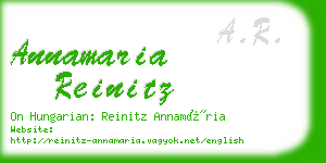 annamaria reinitz business card